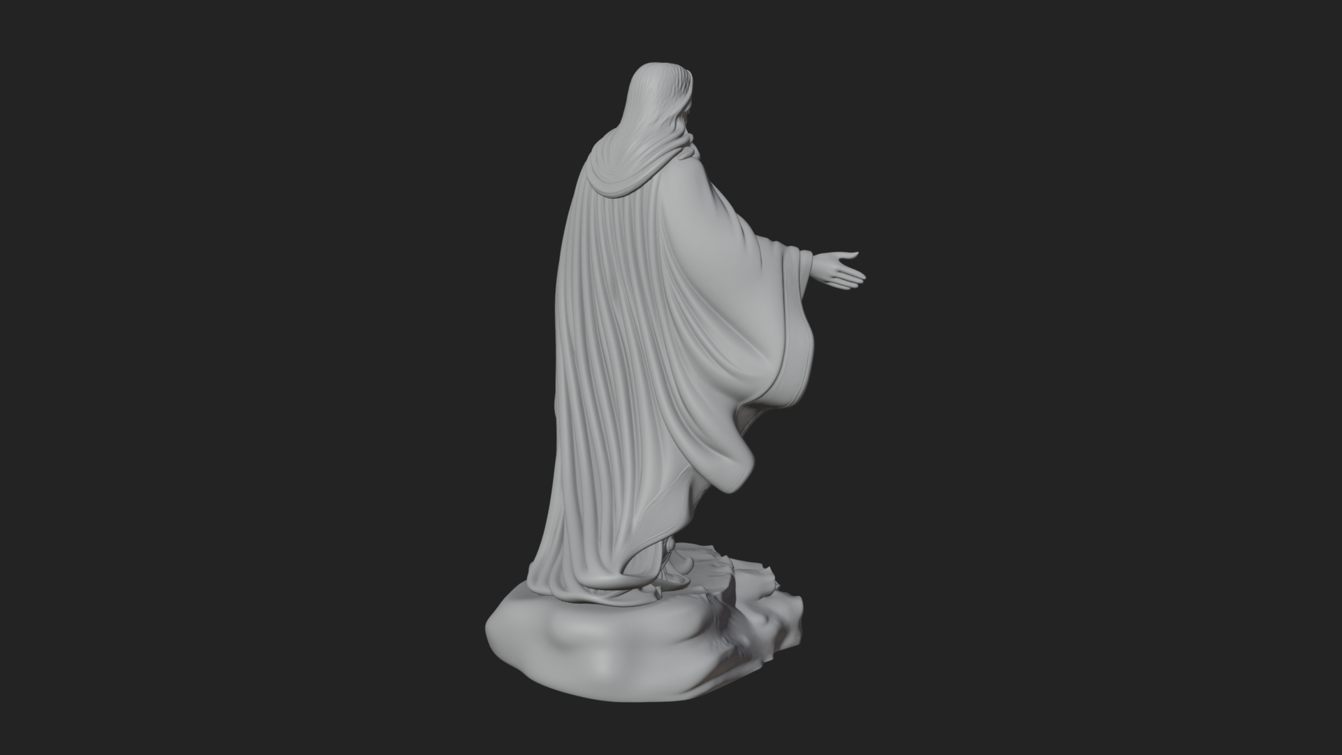 Blessing Christ Statue Design 11 3D Print Model 3D Model