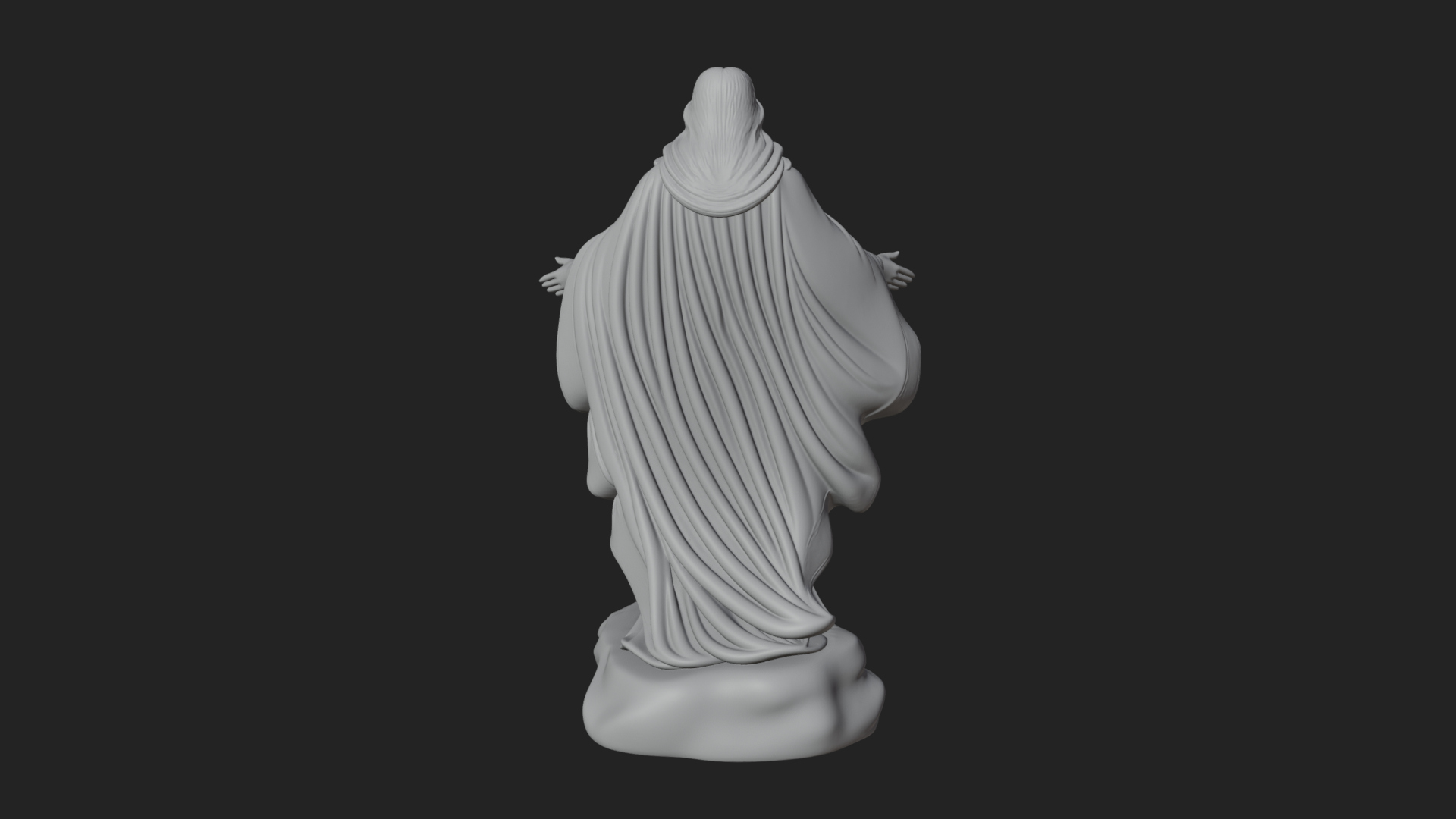 Blessing Christ Statue Design 11 3D Print Model 3D Model