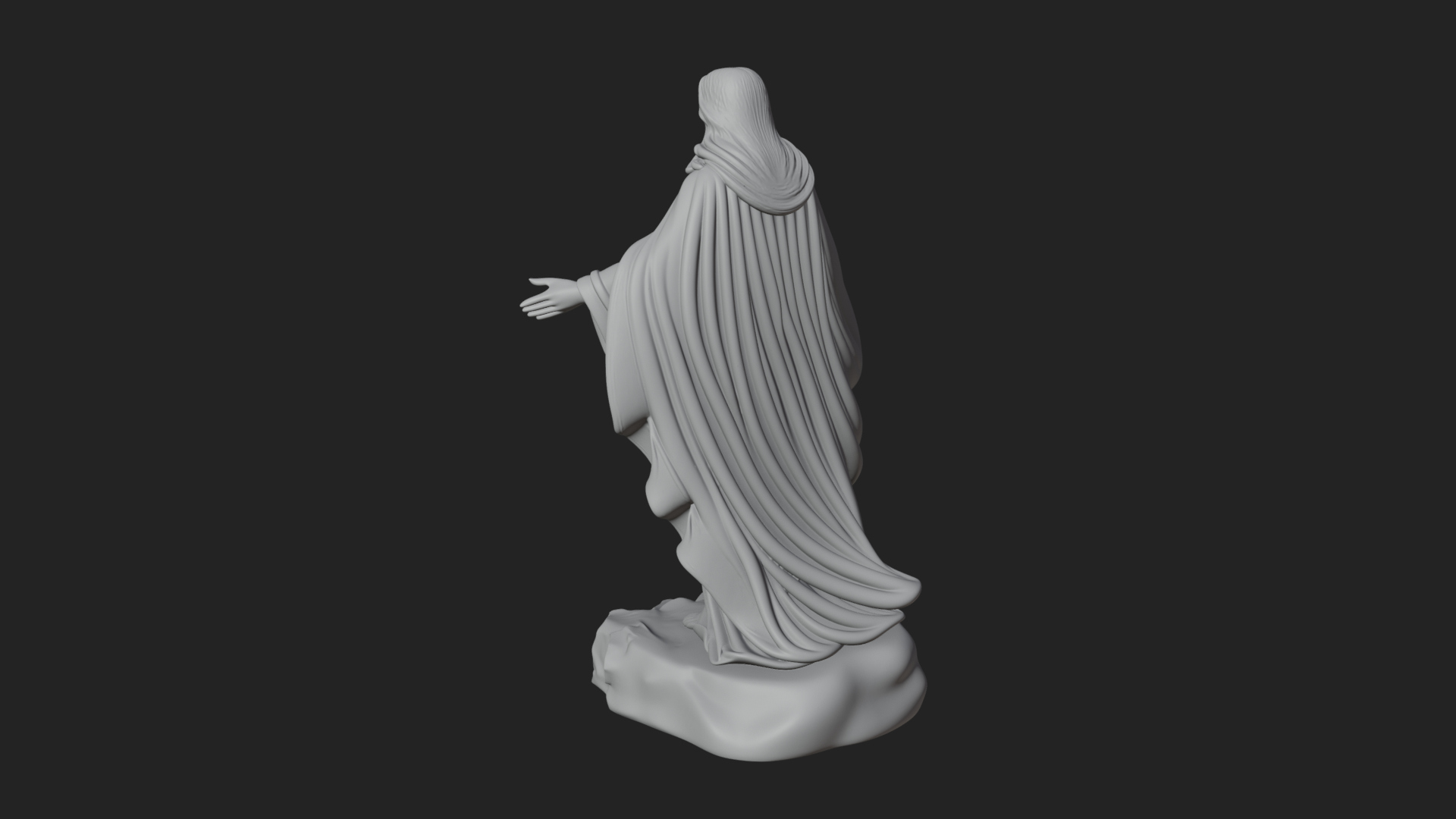 Blessing Christ Statue Design 11 3D Print Model 3D Model