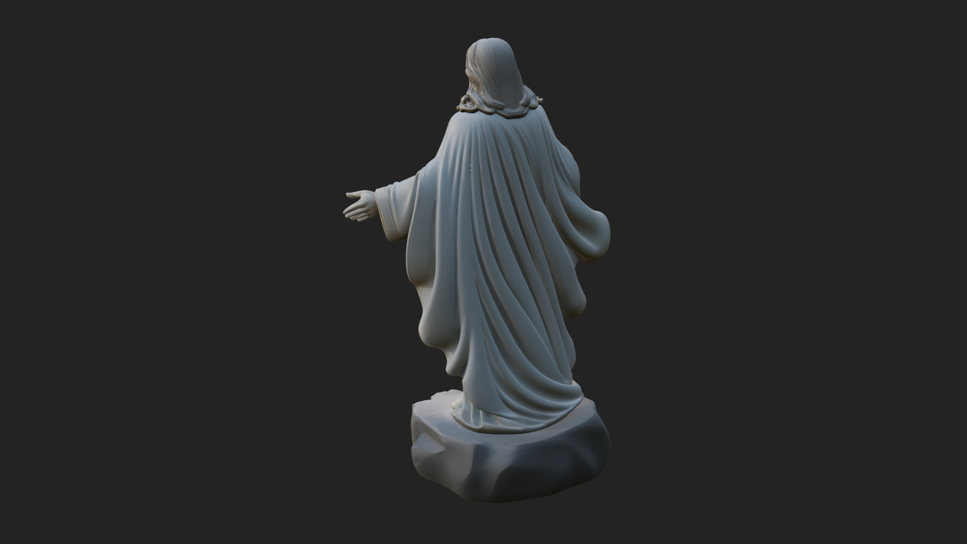 Blessing Christ Statue Design 9 3D Print Model 3D Model