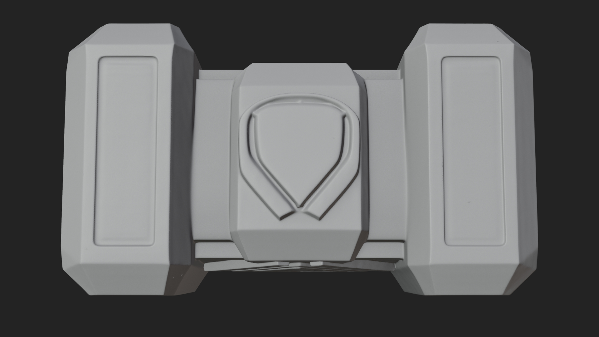 Block Head War Hammer Model Design 10 3D Print Model 3D Model