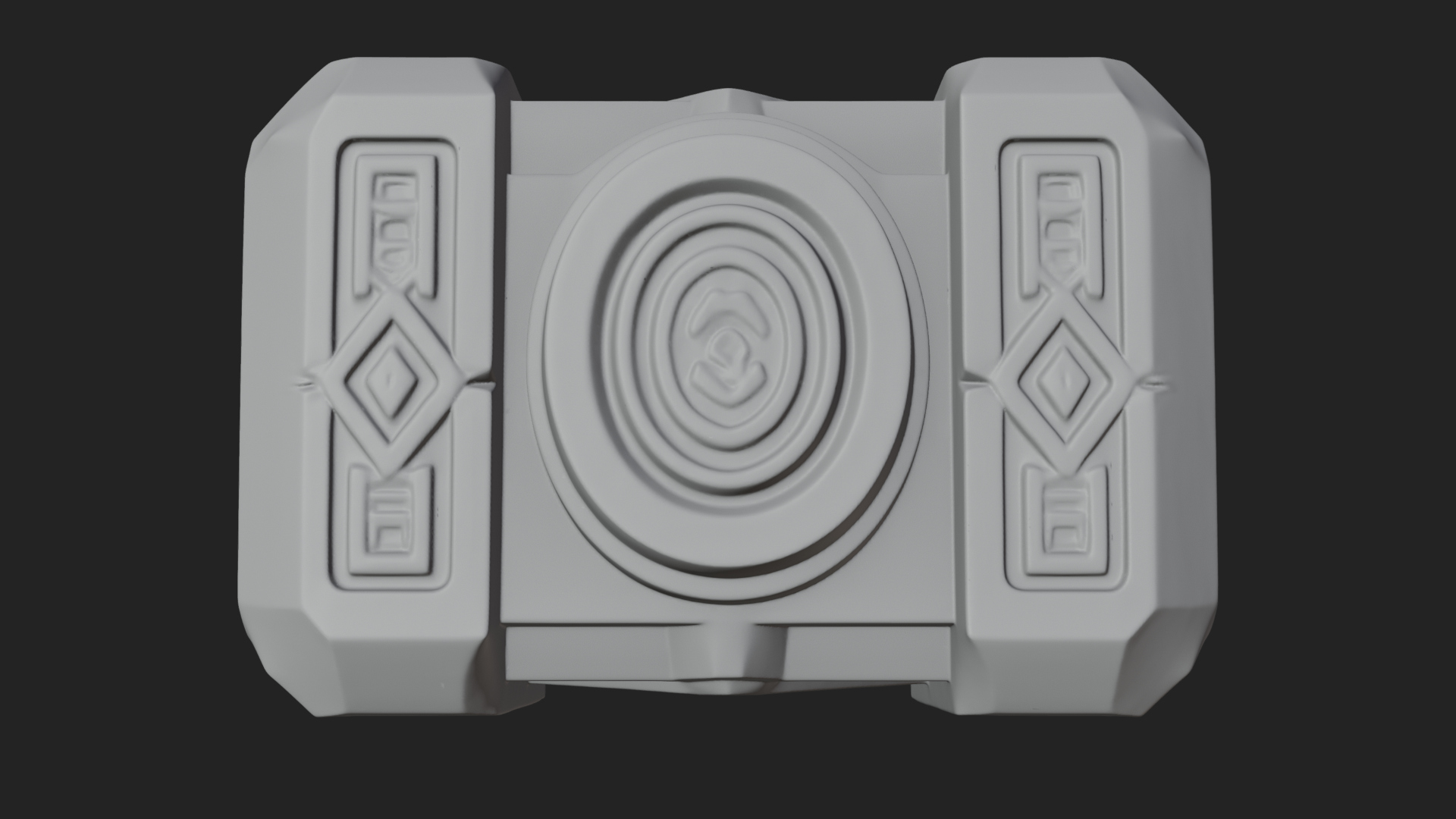 Block Head War Hammer Model Design 14 3D Print Model 3D Model