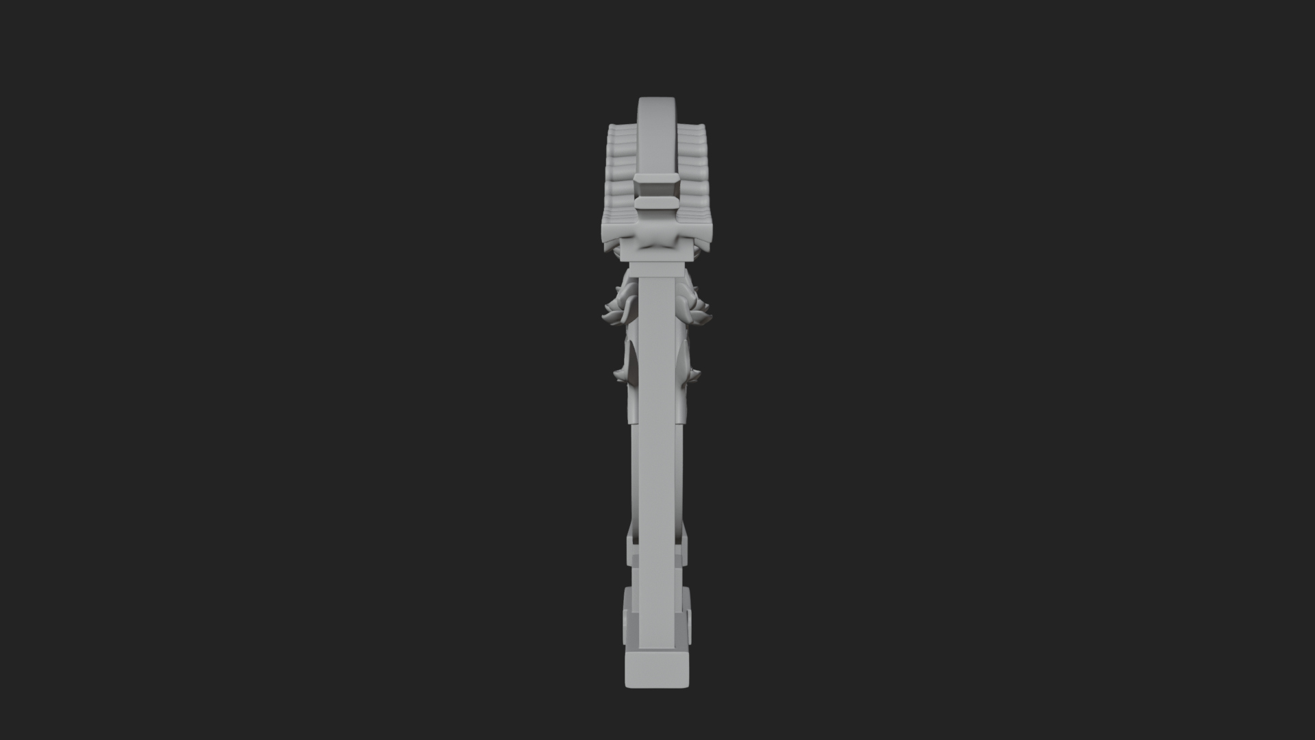 Blossom Carved Stone Arch Design 2 3D Print Model 3D Model
