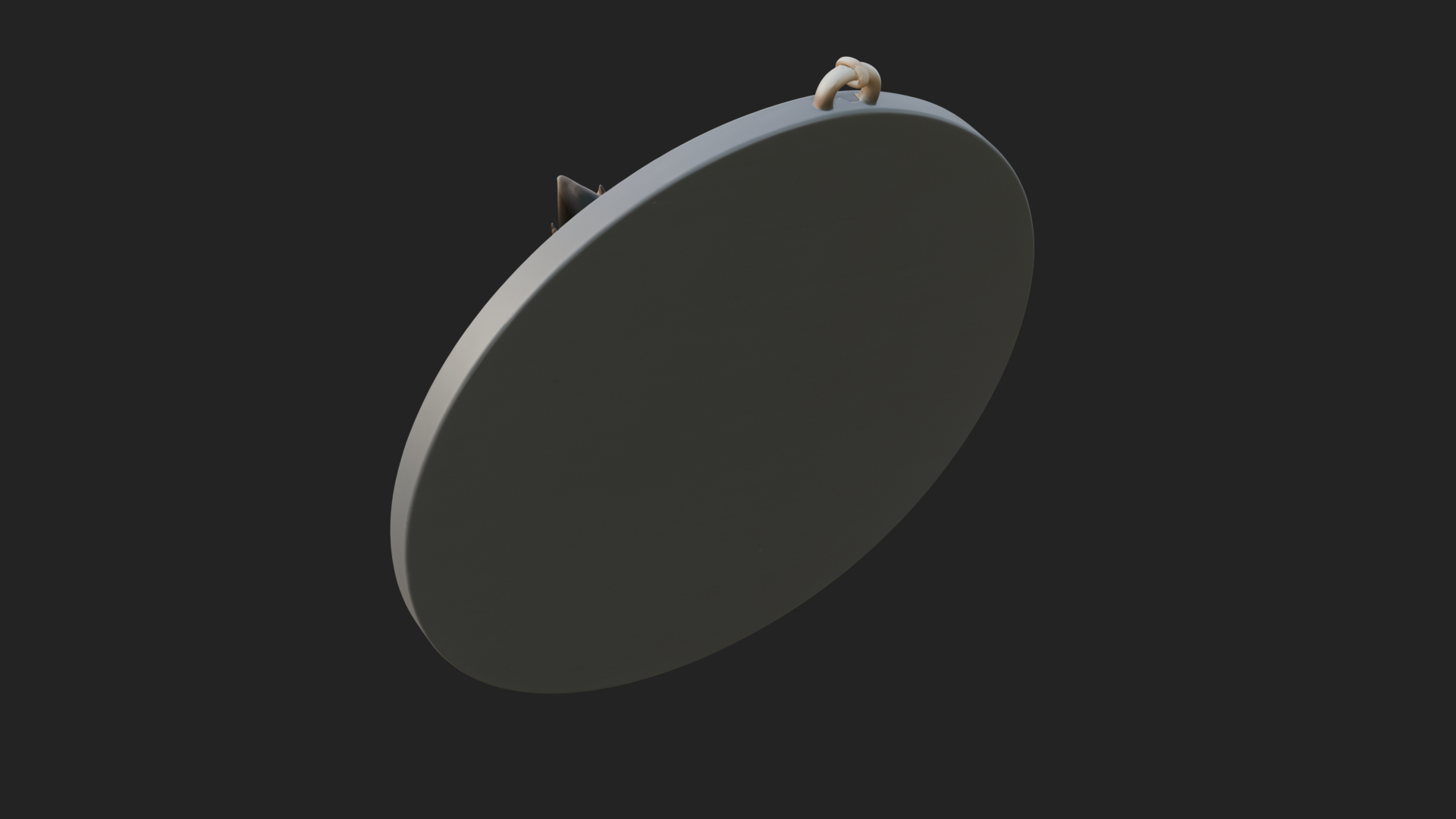 Boar Head Oval Relief Plaque Design 2 3D Print Model 3D Model