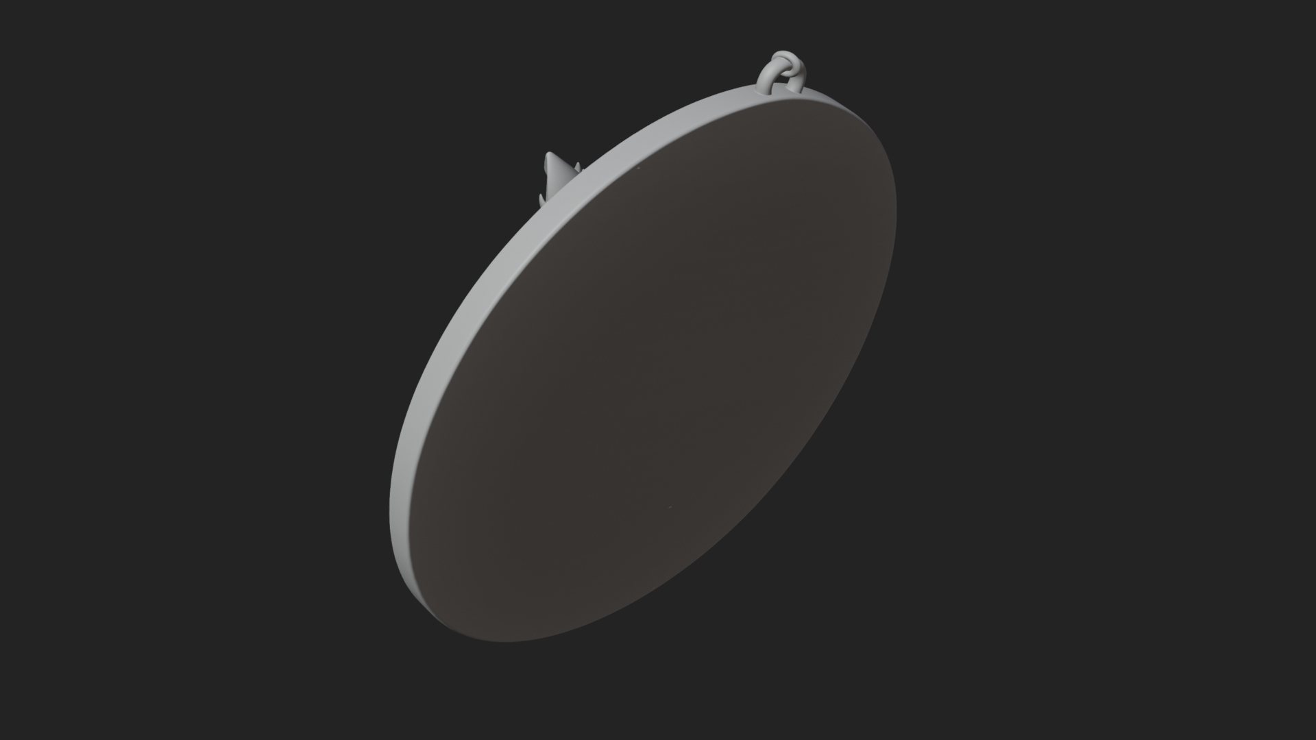 Boar Head Oval Relief Plaque Design 2 3D Print Model 3D Model