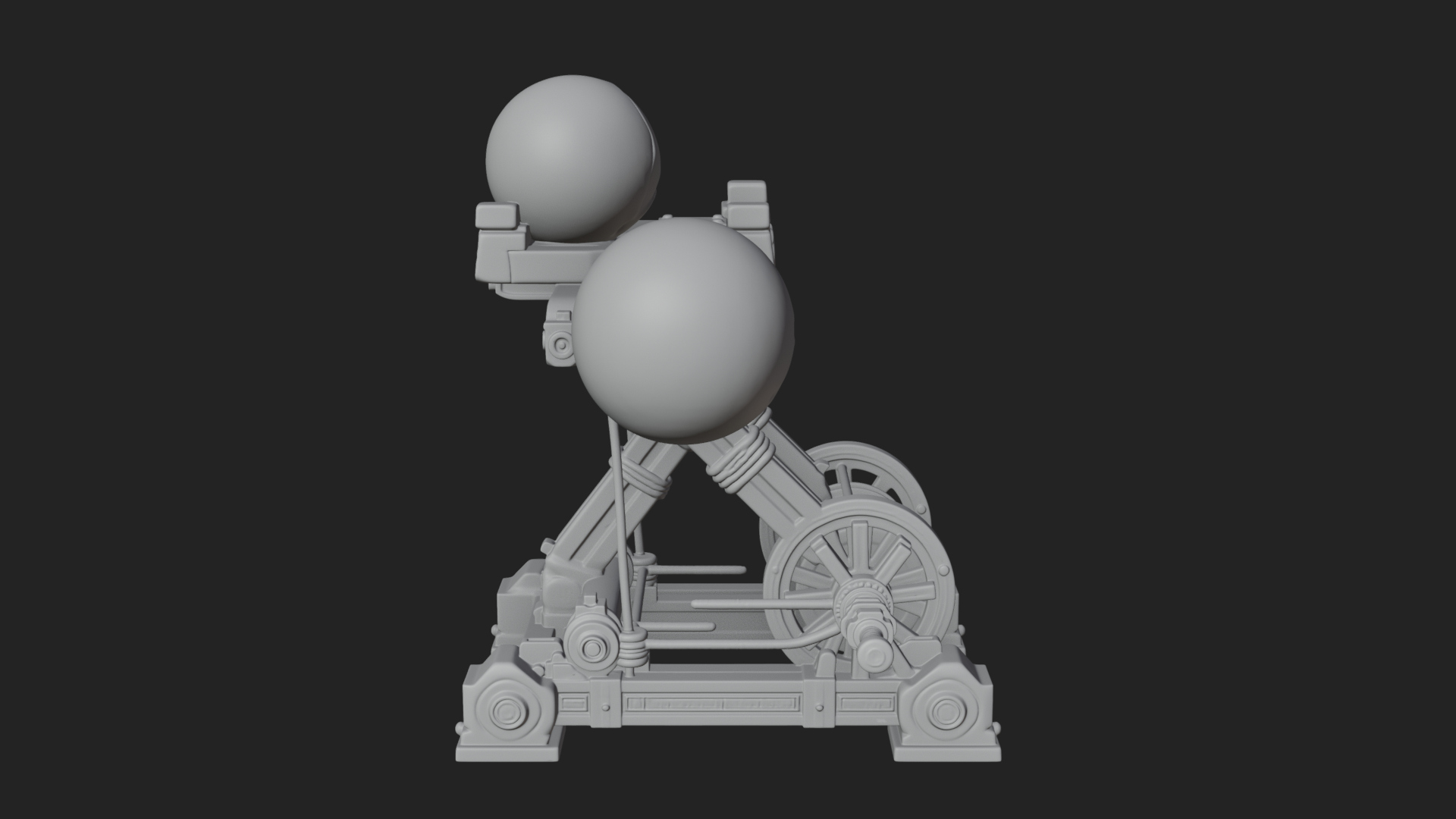 Boulder Throwing Arm Model Design 1 3D Print Model 3D Model
