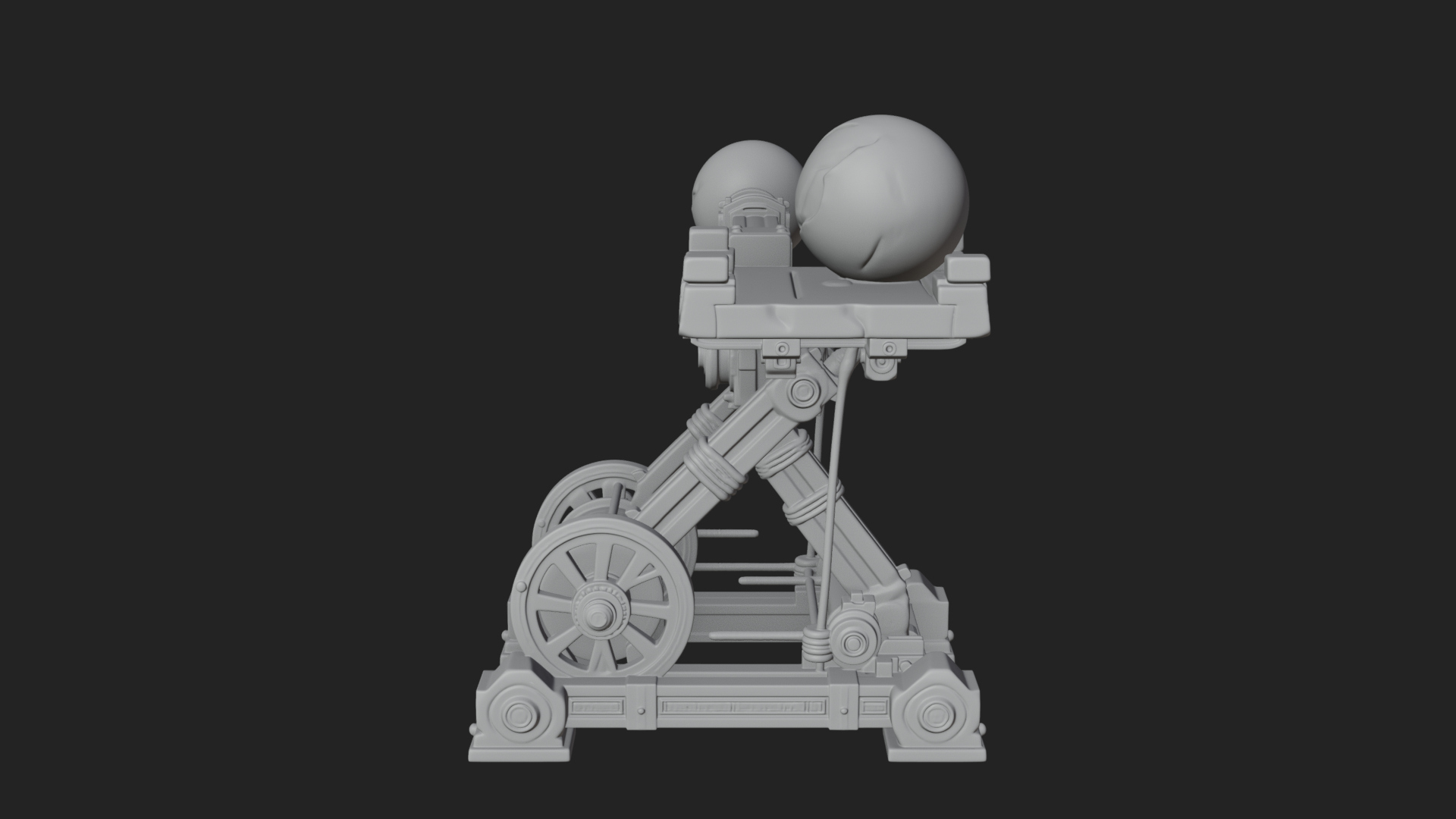 Boulder Throwing Arm Model Design 1 3D Print Model 3D Model