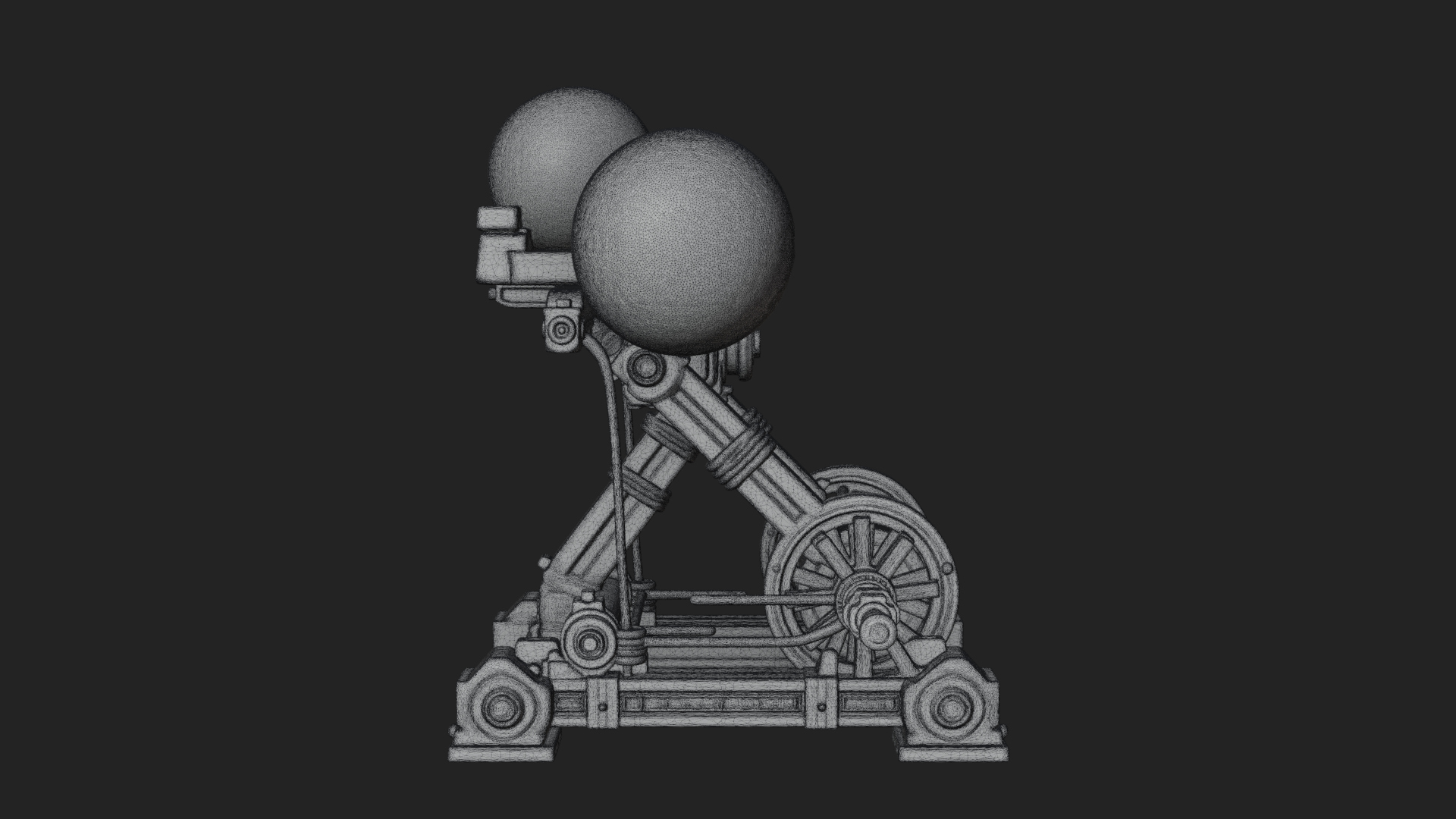 Boulder Throwing Arm Model Design 1 3D Print Model 3D Model