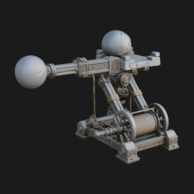 Boulder Throwing Arm Model Design 1 3D Print Model