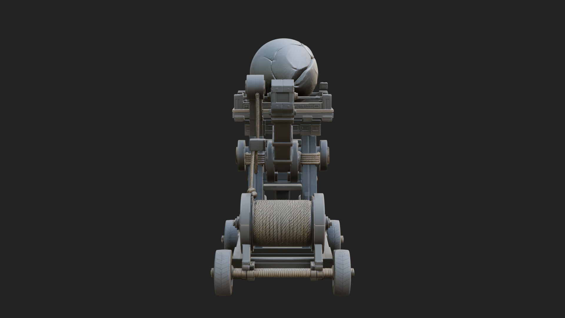 Boulder Throwing Arm Model Design 3 3D Print Model 3D Model