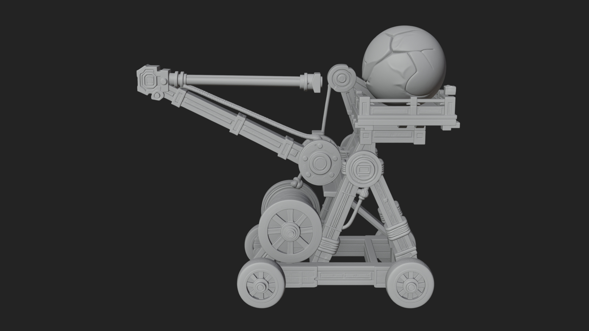 Boulder Throwing Arm Model Design 3 3D Print Model 3D Model