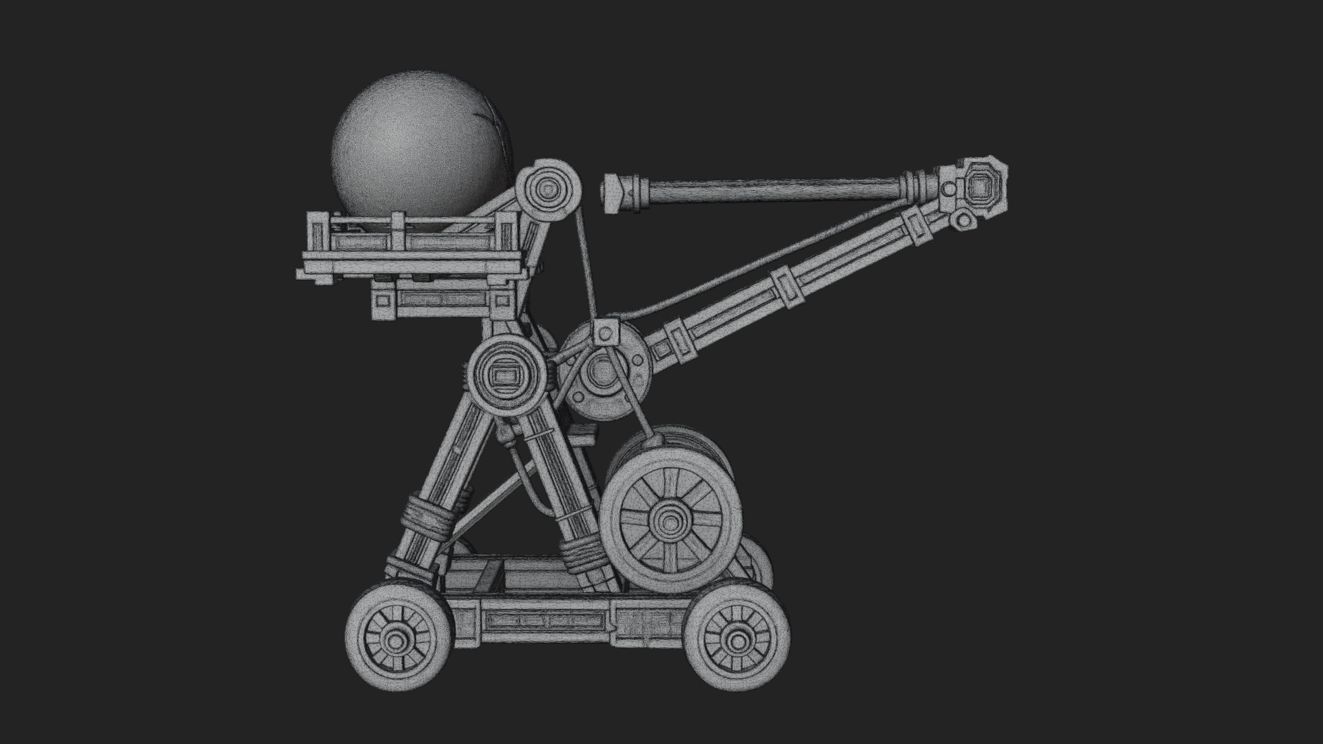 Boulder Throwing Arm Model Design 3 3D Print Model 3D Model
