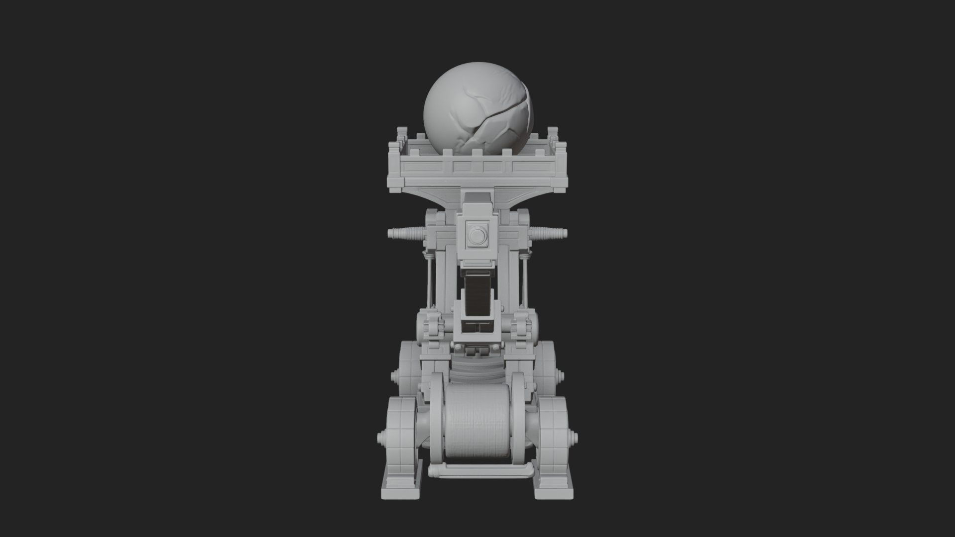Boulder Throwing Arm Model Design 4 3D Print Model 3D Model