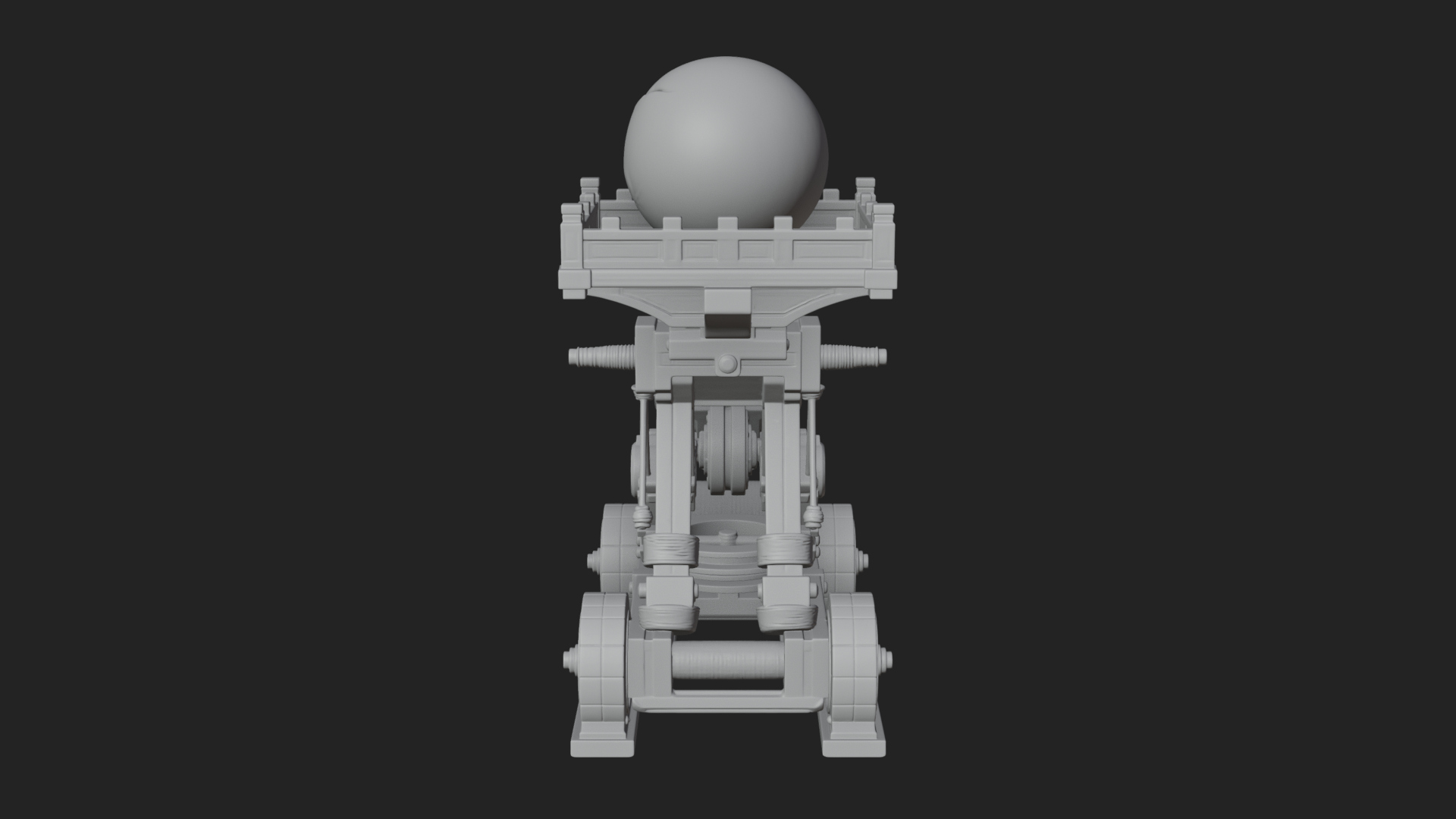 Boulder Throwing Arm Model Design 4 3D Print Model 3D Model