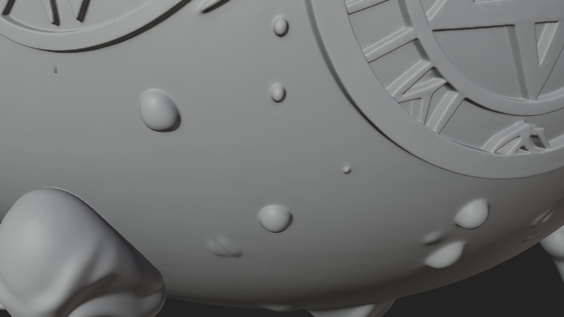 Bubbling Witch Cauldron Model Design 1 3D Print Model 3D Model