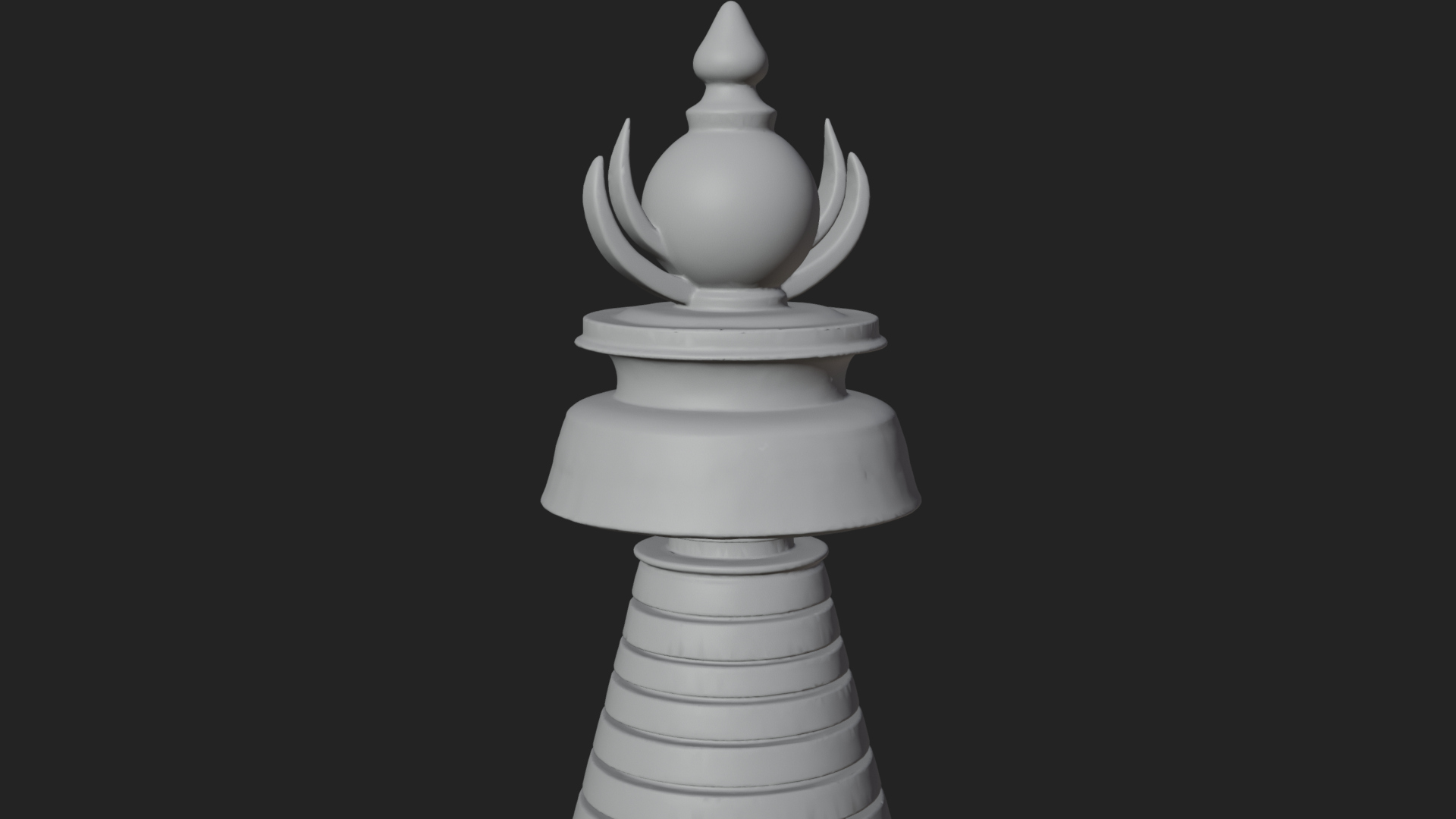 Buddhist Stupa Temple Design 1 3D Print Model 3D Model