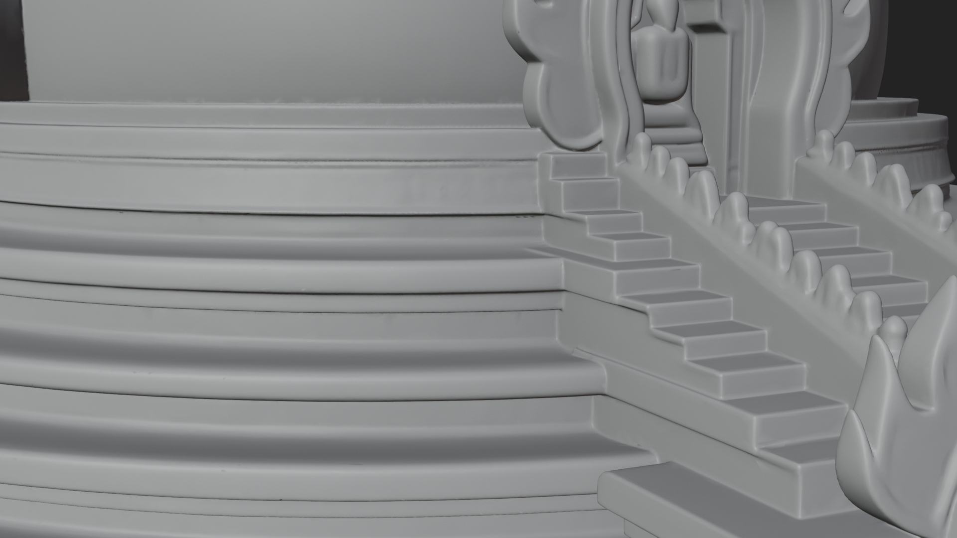 Buddhist Stupa Temple Design 2 3D Print Model 3D Model