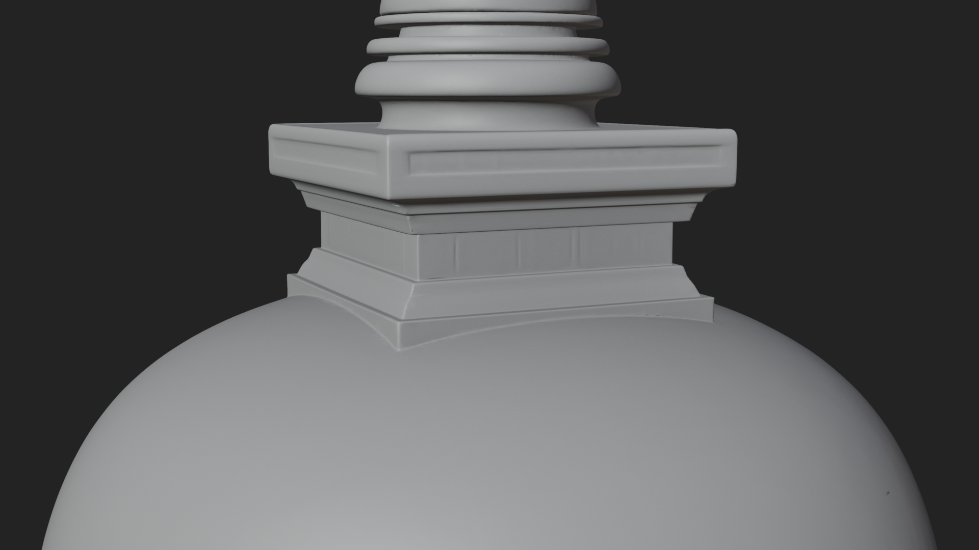Buddhist Stupa Temple Design 4 3D Print Model 3D Model