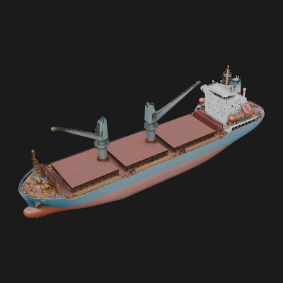 Bulk Carrier Ship Model Design 11 3D Print Model
