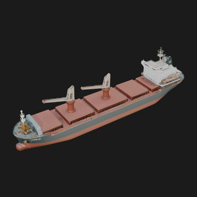 Bulk Carrier Ship Model Design 7 3D Print Model