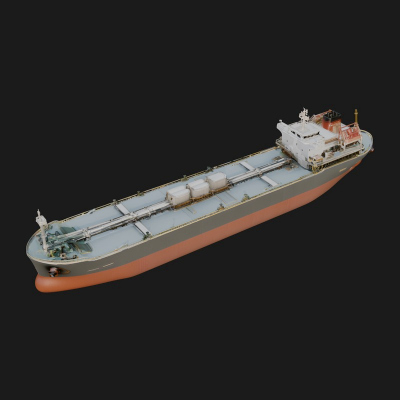 Bulk Carrier Ship Model Design 8 3D Print Model