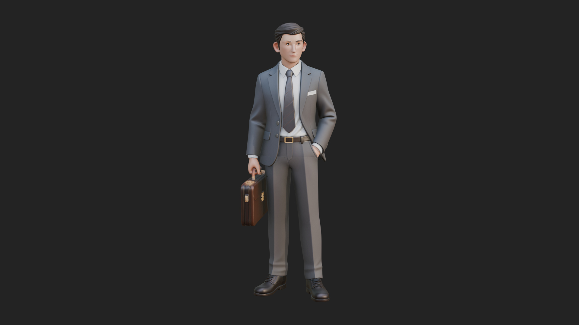 Businessman Statue Design 4 3D Print Model 3D Model