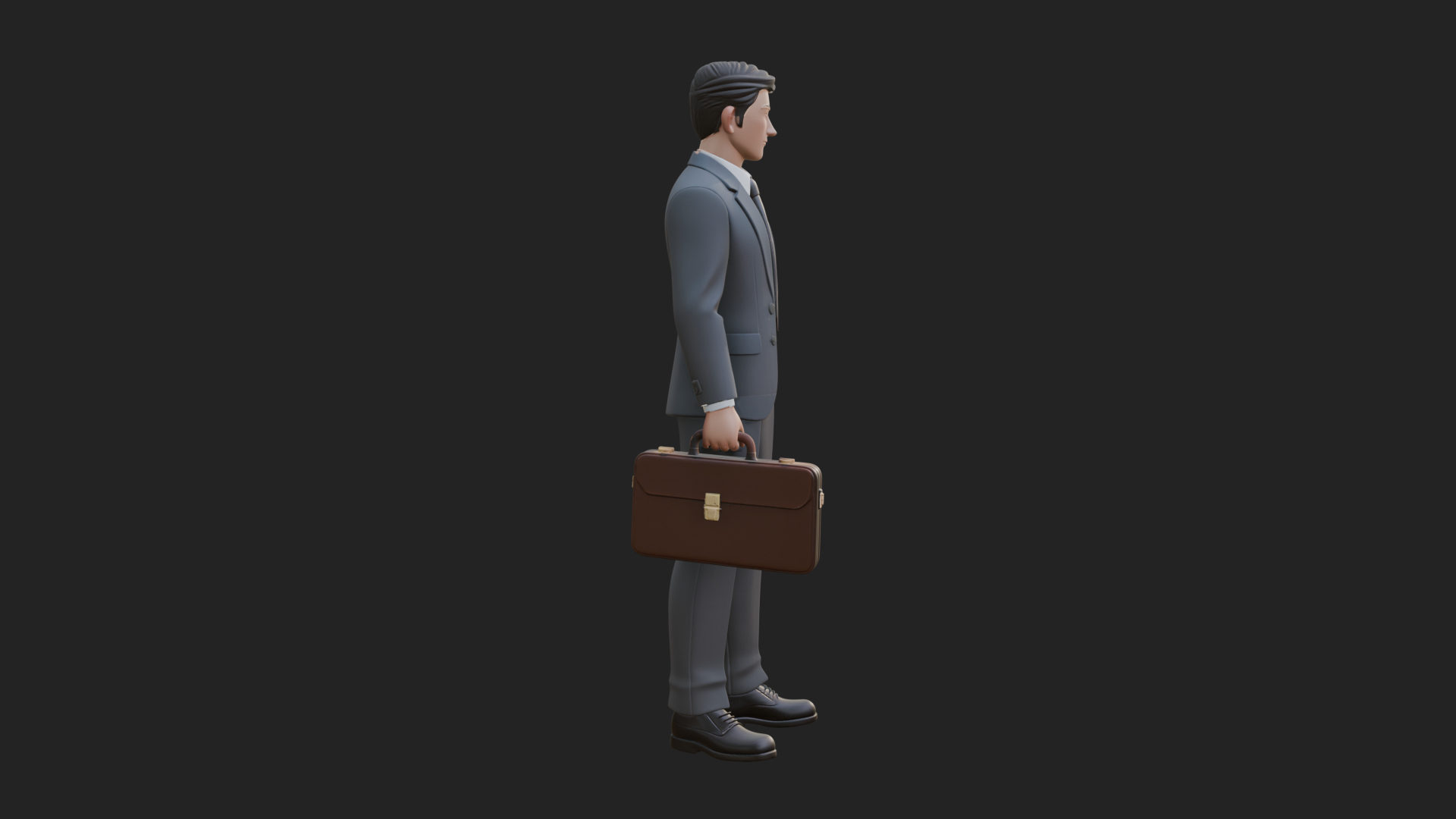 Businessman Statue Design 4 3D Print Model 3D Model