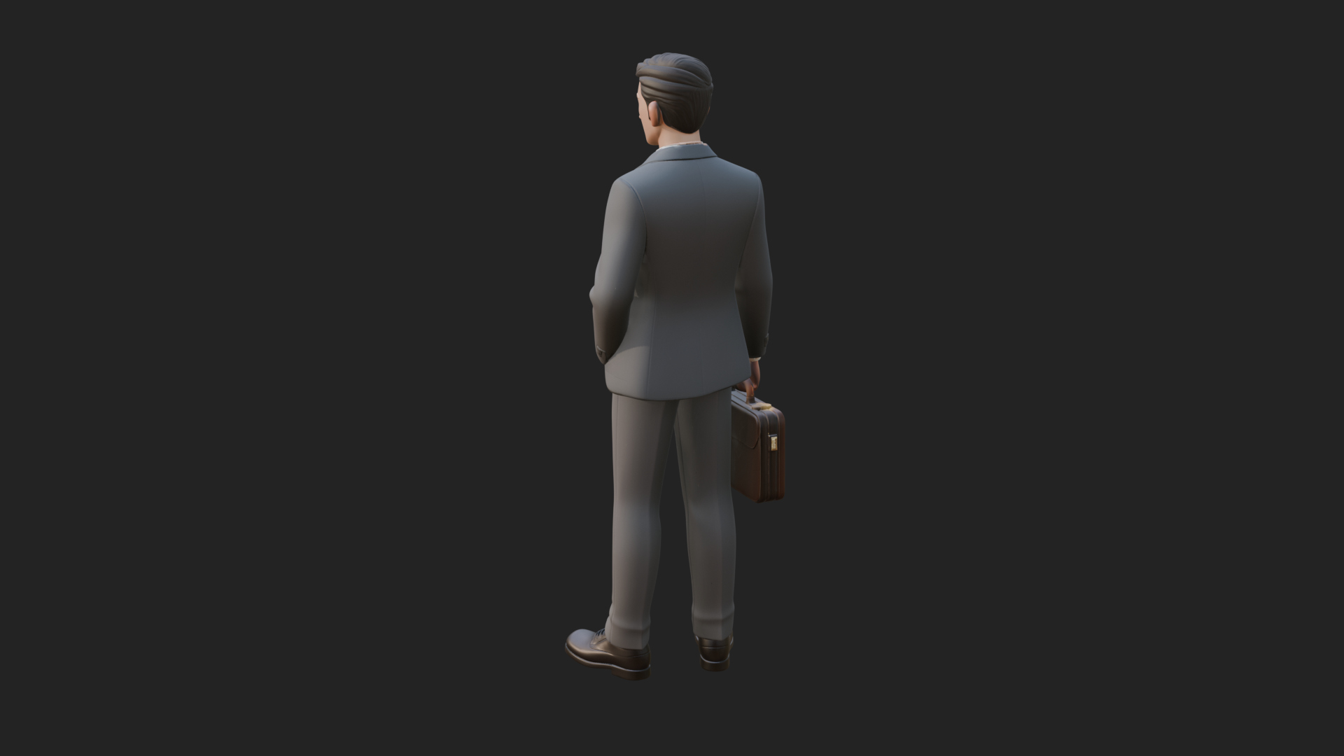 Businessman Statue Design 4 3D Print Model 3D Model