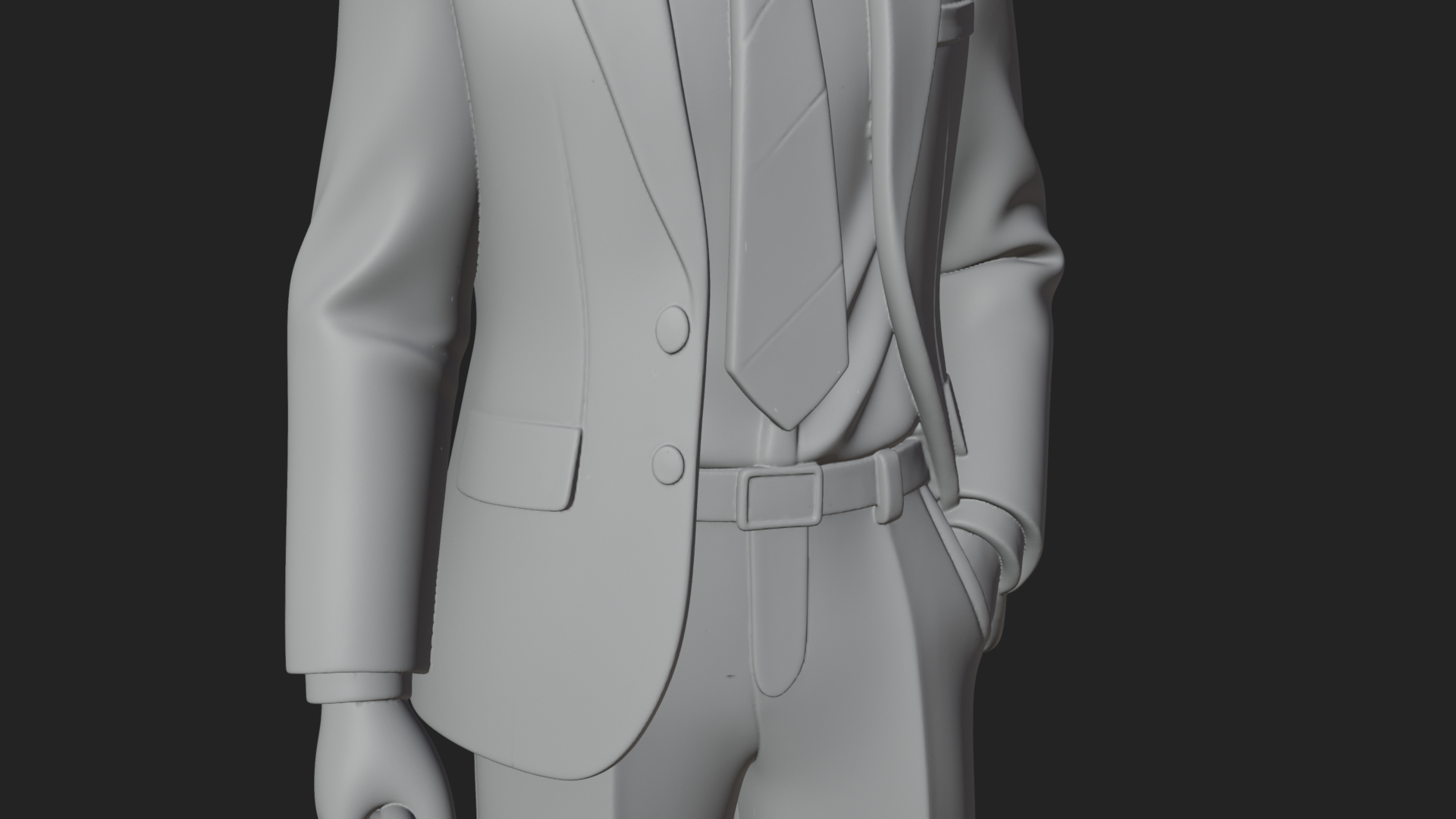 Businessman Statue Design 4 3D Print Model 3D Model