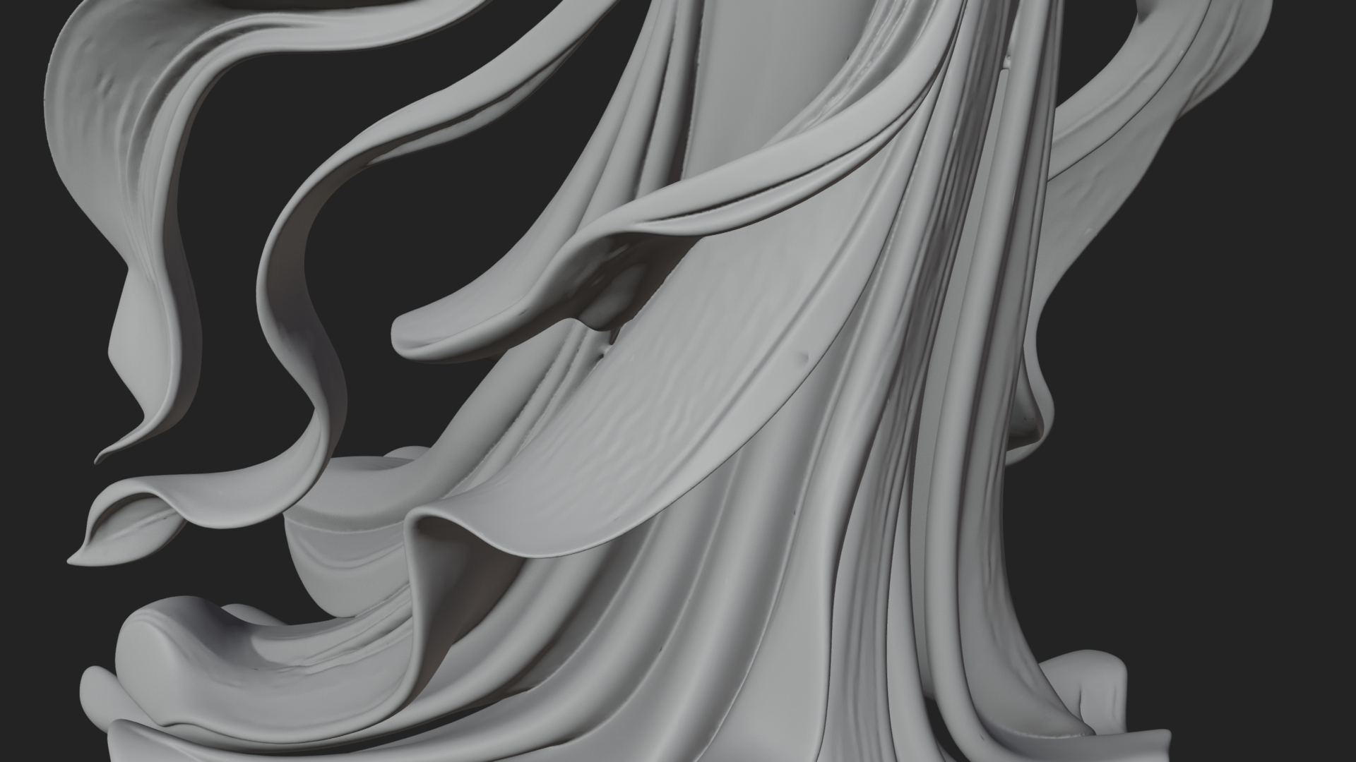 Butterfly Wing Fairy Statue Design 11 3D Print Model 3D Model