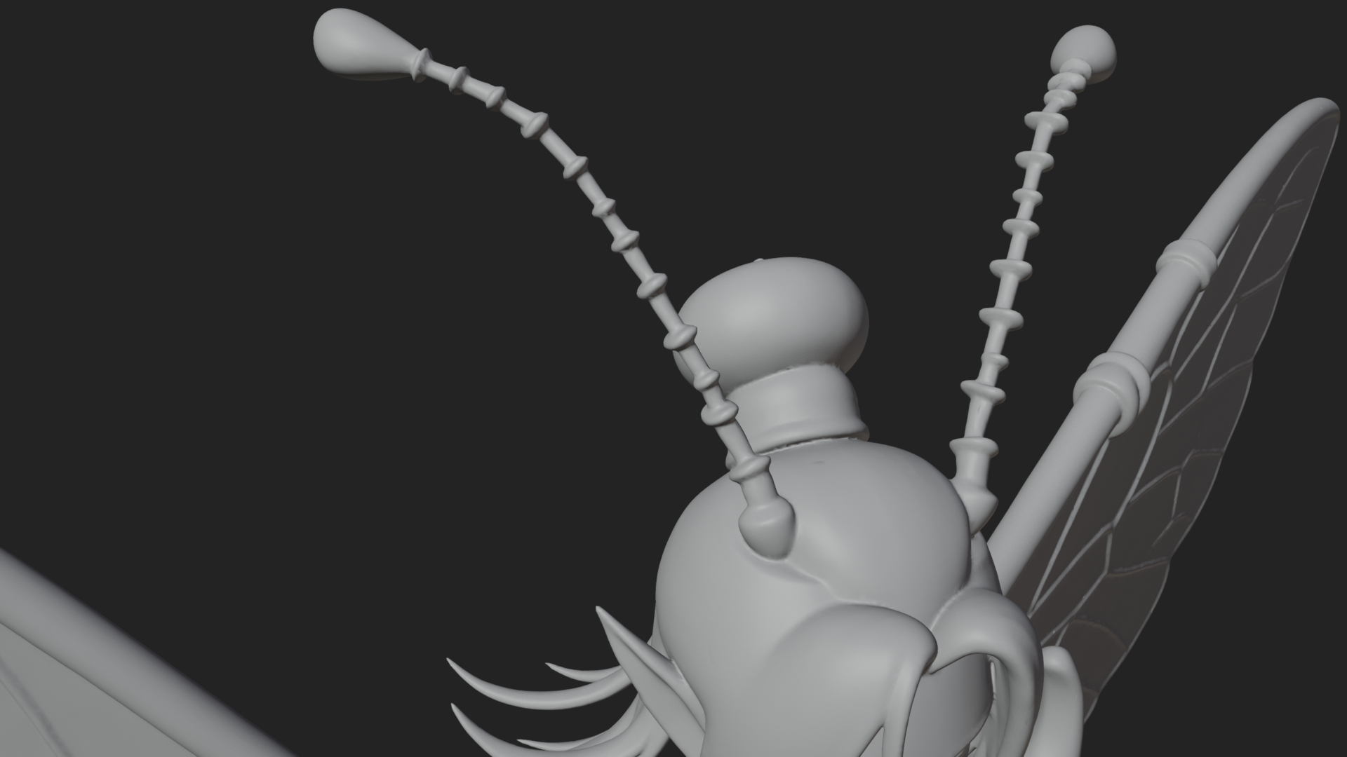Butterfly Wing Fairy Statue Design 14 3D Print Model 3D Model