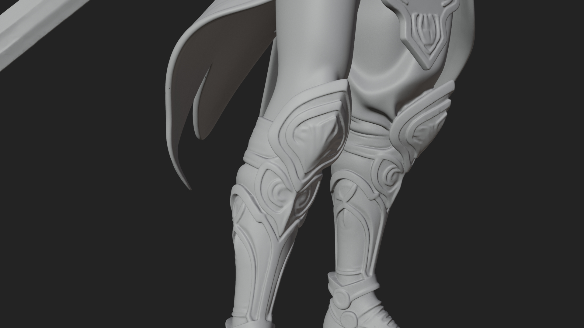 Butterfly Wing Fairy Statue Design 14 3D Print Model 3D Model