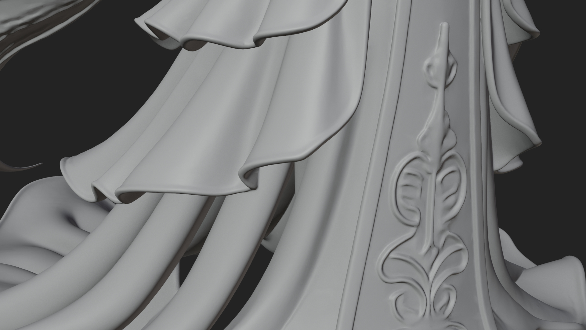 Butterfly Wing Fairy Statue Design 15 3D Print Model 3D Model