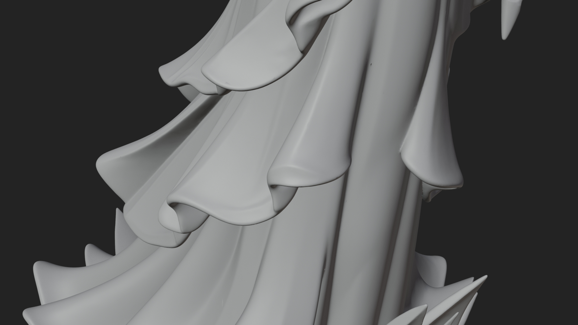 Butterfly Wing Fairy Statue Design 19 3D Print Model 3D Model