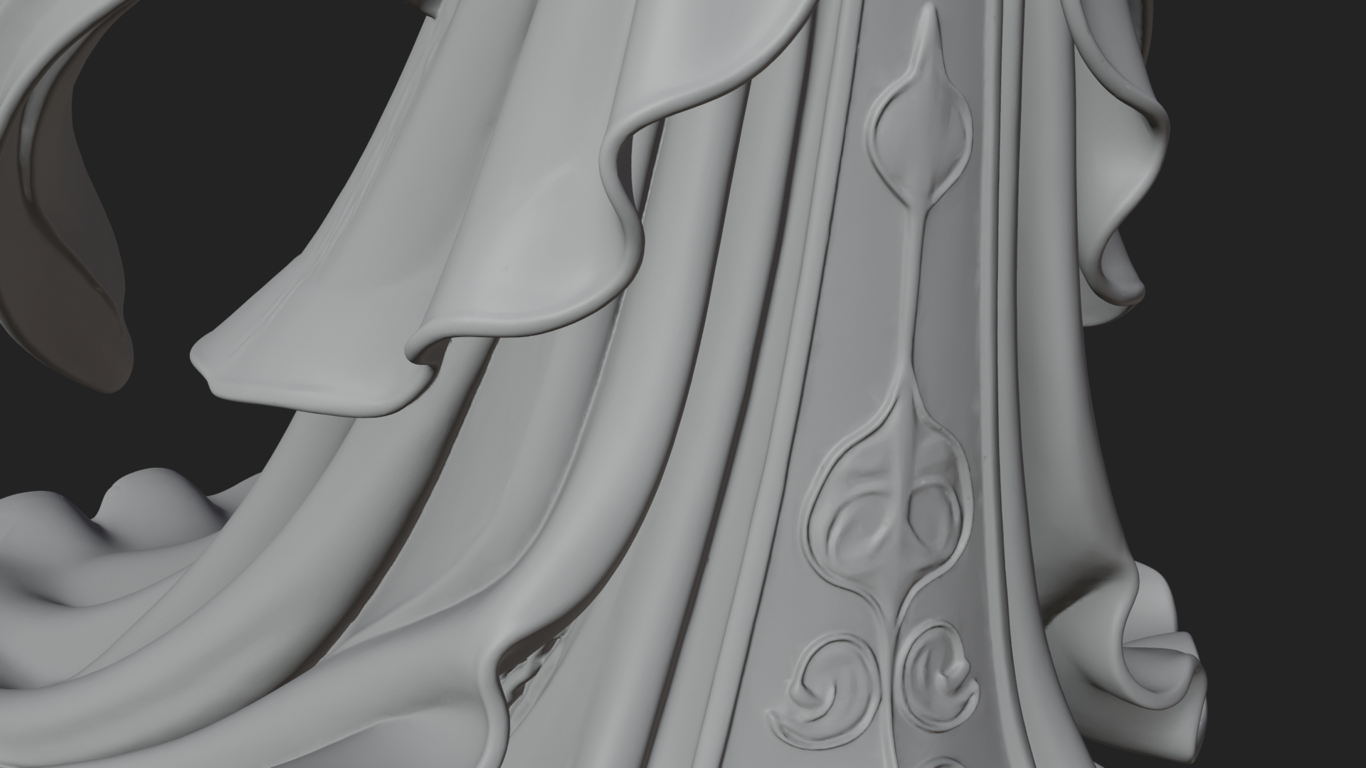 Butterfly Wing Fairy Statue Design 21 3D Print Model 3D Model