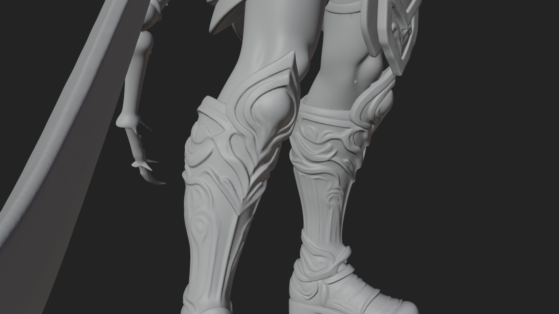 Butterfly Wing Fairy Statue Design 7 3D Print Model 3D Model
