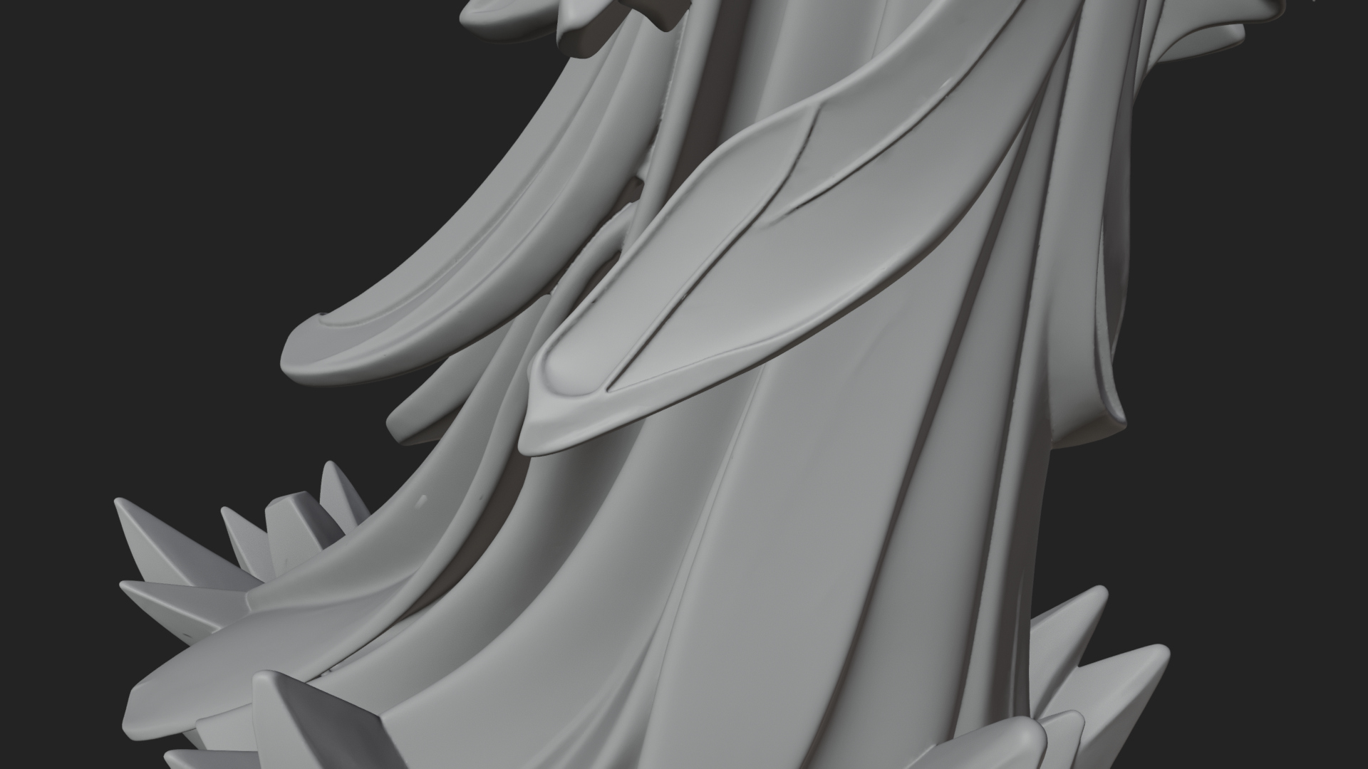 Butterfly Wing Fairy Statue Design 8 3D Print Model 3D Model