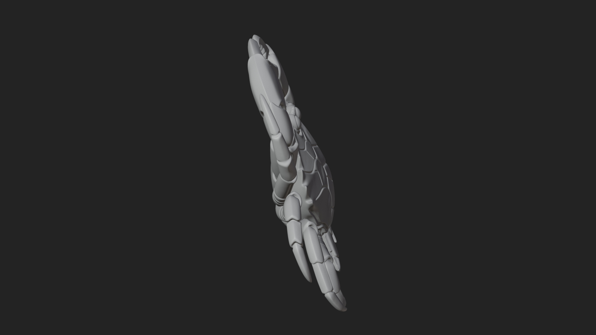 Cancer Crab Zodiac Pendant Design 1 3D Print Model 3D Model