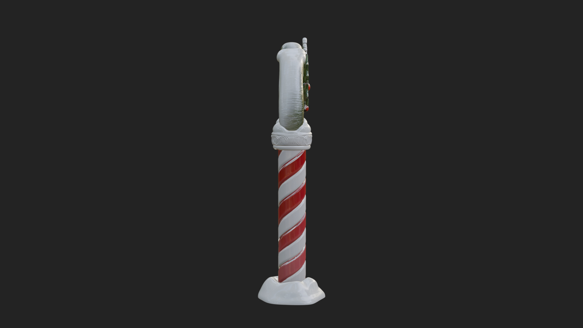Candy Cane Christmas Arch Design 1 3d Print Model 3D Model