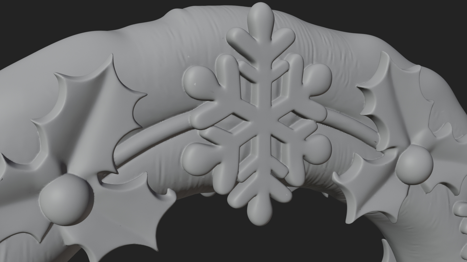 Candy Cane Christmas Arch Design 2 3d Print Model 3D Model
