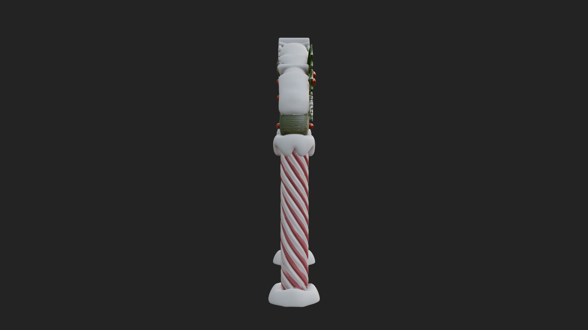 Candy Cane Christmas Arch Design 3 3D Print Model 3D Model