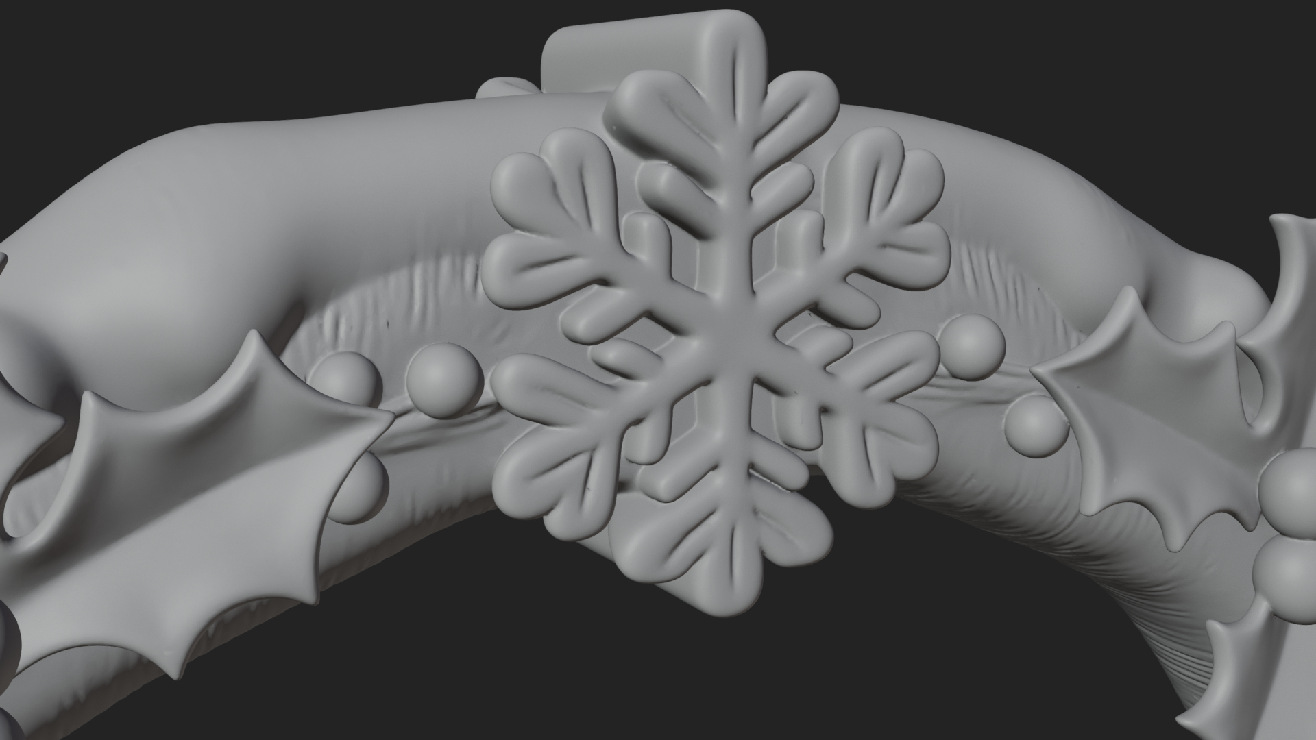 Candy Cane Christmas Arch Design 3 3D Print Model 3D Model