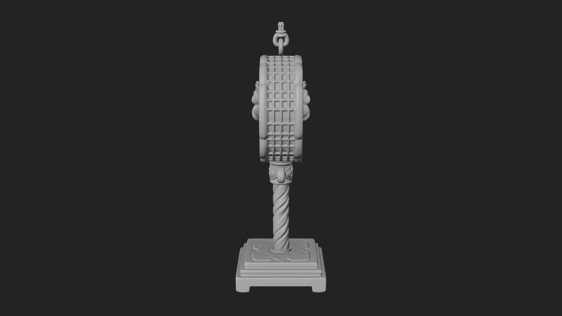 Candy Stick Flower Ornament Design 3 3D Print Model 3D Model