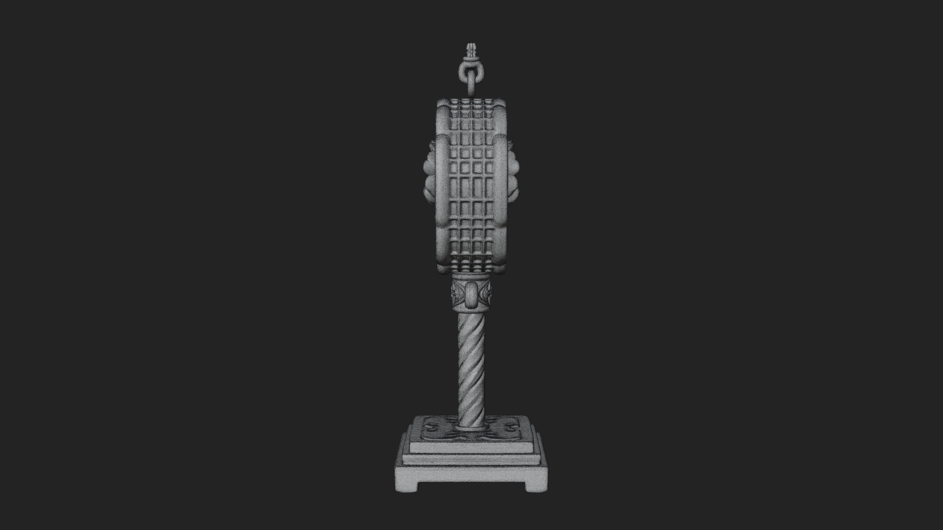 Candy Stick Flower Ornament Design 3 3D Print Model 3D Model