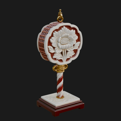 Candy Stick Flower Ornament Design 3 3D Print Model