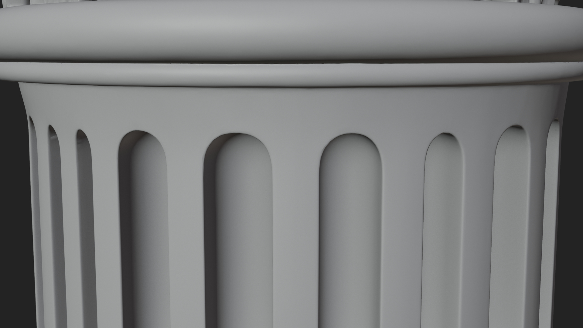 Carved Column Capital Design 23 3D Print Model 3D Model
