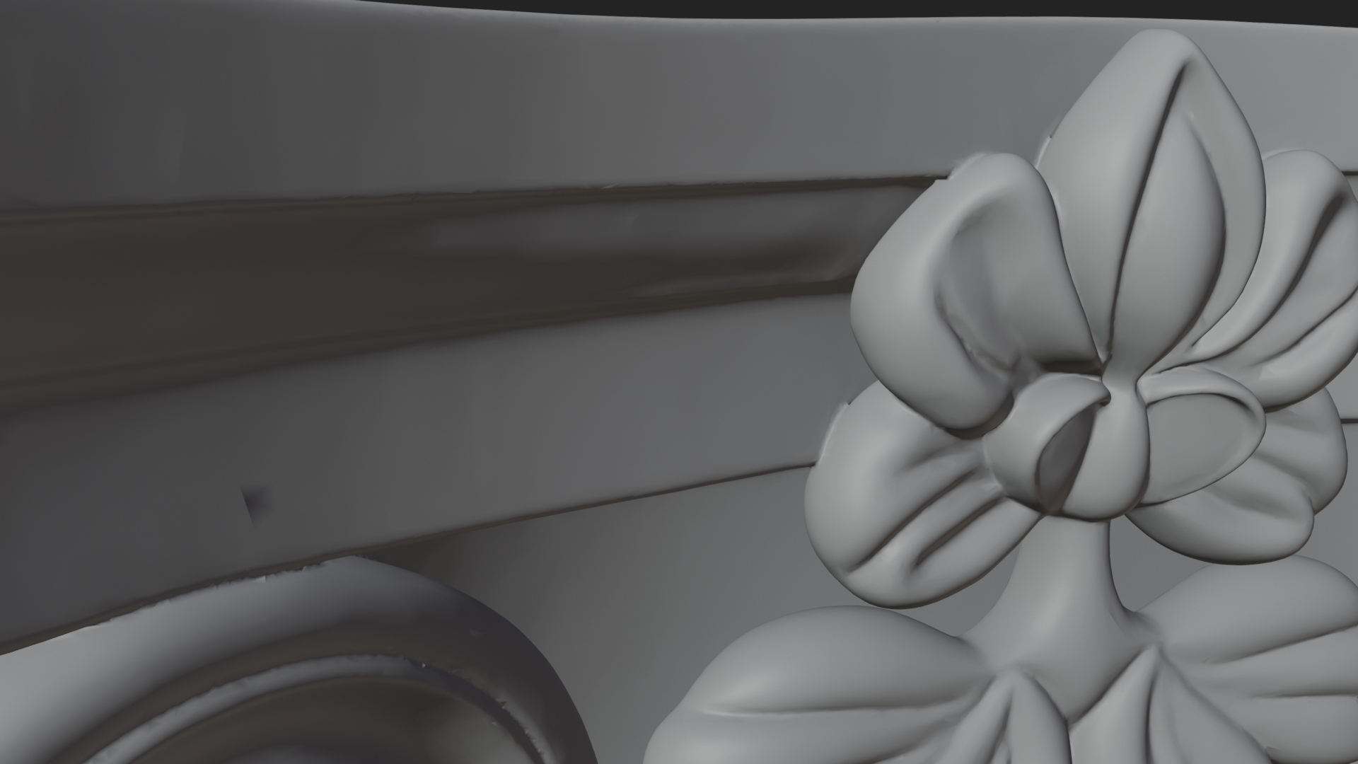 Carved Column Capital Design 24 3D Print Model 3D Model