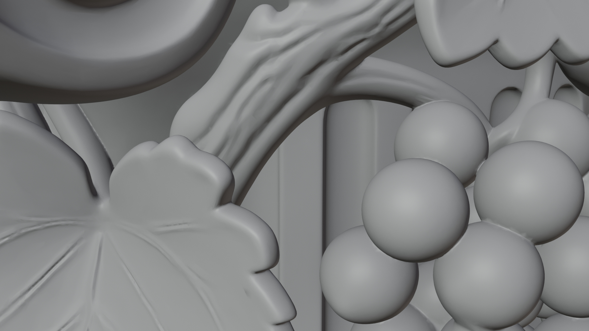 Carved Column Capital Design 27 3D Print Model 3D Model