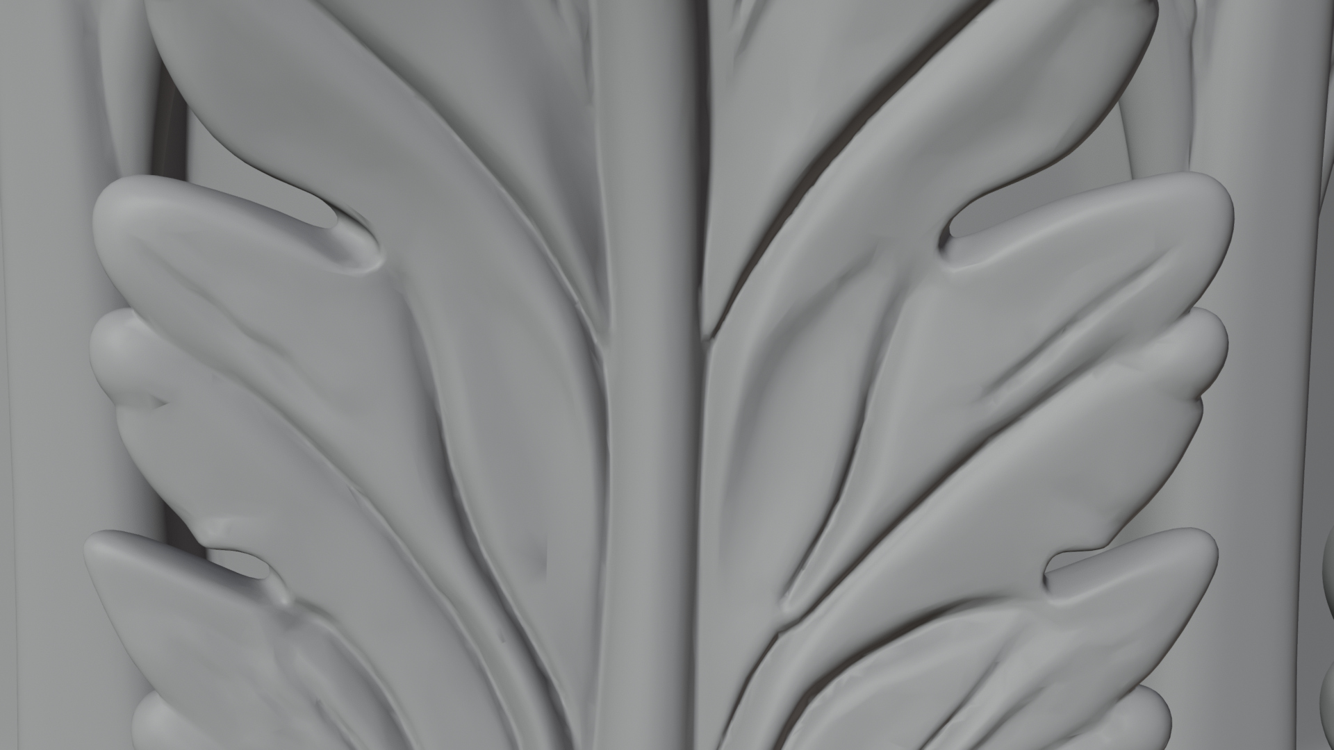 Carved Column Capital Design 28 3D Print Model 3D Model