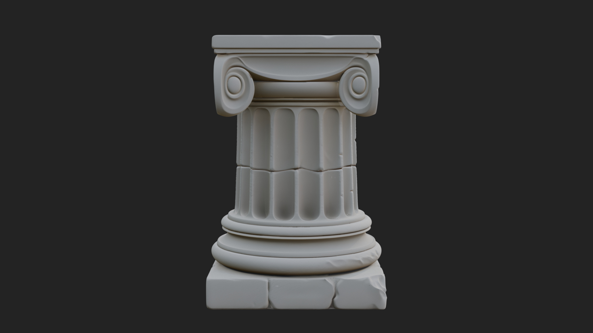 Carved Column Capital Design 29 3D Print Model 3D Model